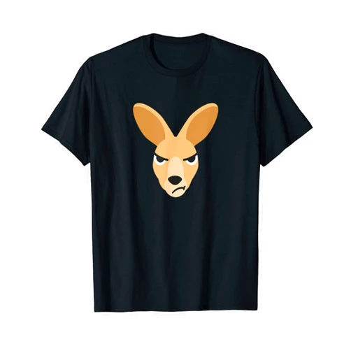 Australien Beuteltiere lustige Beuteltier Sprüche Funny kangaroo face for Australia holidays T-Shirt