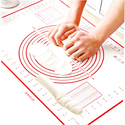 GearRoot Silicone Baking Mat,Nonstick Pastry Mat Extra Large 27''x16.9'' with Measurements for Baking -Fondant Mat,Dough Rolling Mat,Heat-Resistance Oven Liner,Pie Crust Mat,Flour pads,Baking Sheets …