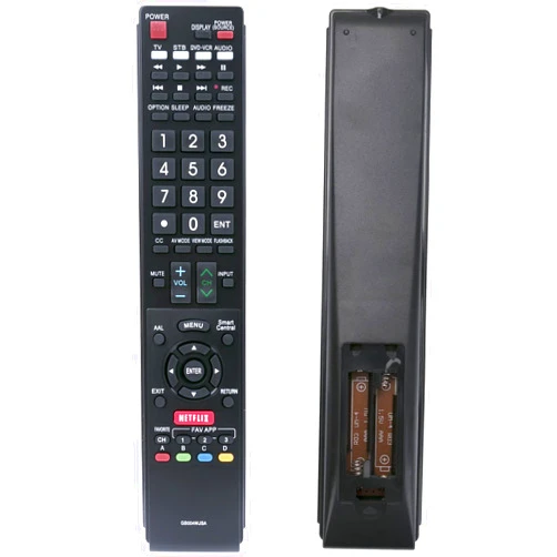 PERFASCIN GB004WJSA Replacement Remote Control compatible with Sharp AQUOS TV LC60C6500U LC60LE650U LC70C6500U LC70LE650U LC-52C6400 LC-52C6400U LC-52LE640 LC-52LE640U LC-60C6400 LC52C6400U LC-70LE640
