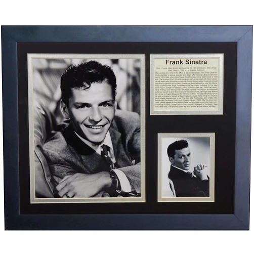 Legends Never Die Frank Sinatra II Framed Photo Collage, 11x14-Inch, (16556U)