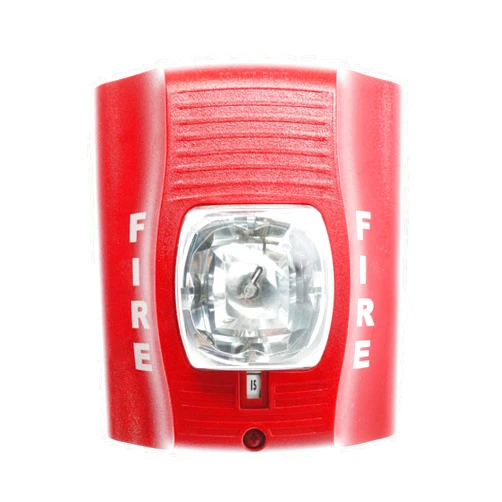 System Sensor SR SpectrAlert Wall-Mt Selectable Strobe 12/24V, Red