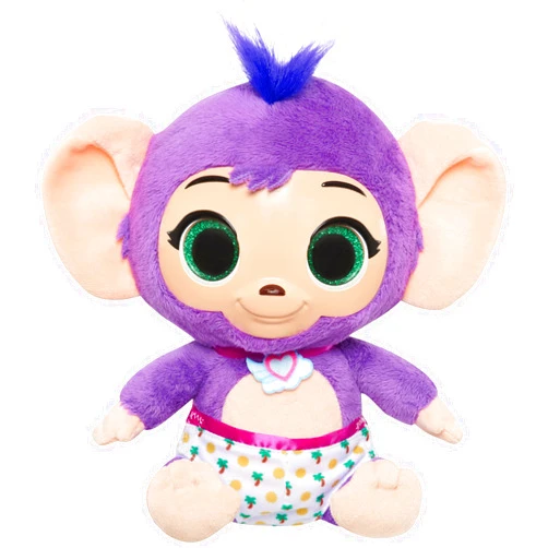 Just Play Disney Jr T.O.T.S. Tickle & Toot Baby Mitsu the Monkey, 10-inch feature plush