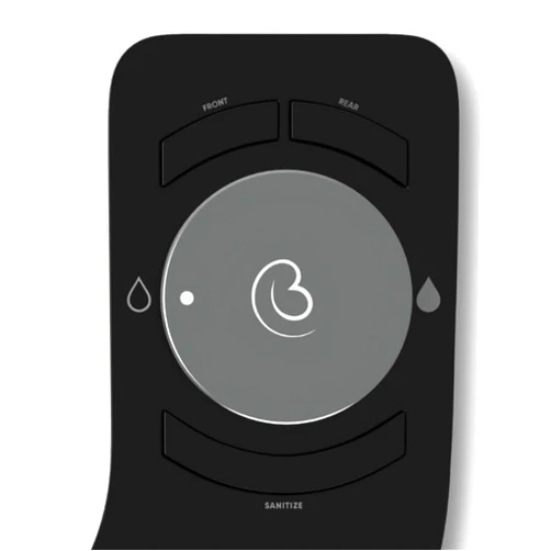 Boss Bidet Revolution Plus (Warm Water). Bidet Attachment for toilet. Luxury design, Bidet sprayer for toilet, non electric, dual nozzle, feminine wash, self cleaning. Black Tokyo Platinum.