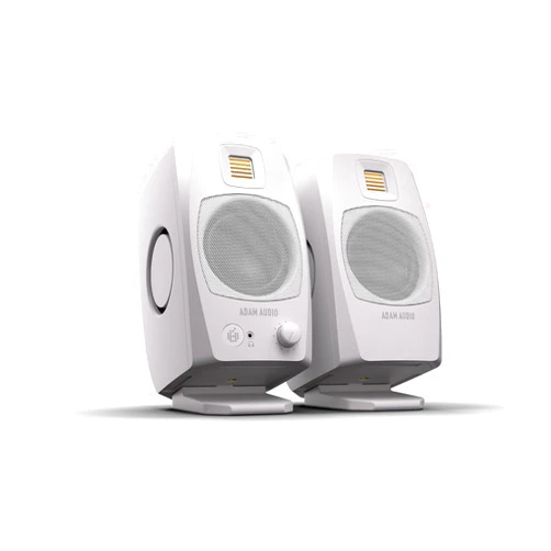 ADAM Audio D3V Active Desktop Monitoring System with USB-C Connection (Pair, White)