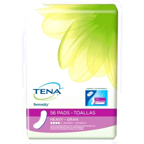 SCA Tena® Serenity® Bladder Control Pads-Absorbency Heavy Description Regular Packaging Economy Pack - Pack of 56