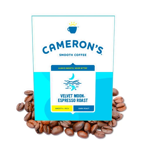 Cameron's Coffee Roasted Whole Bean Coffee, Velvet Moon, 4 Pound