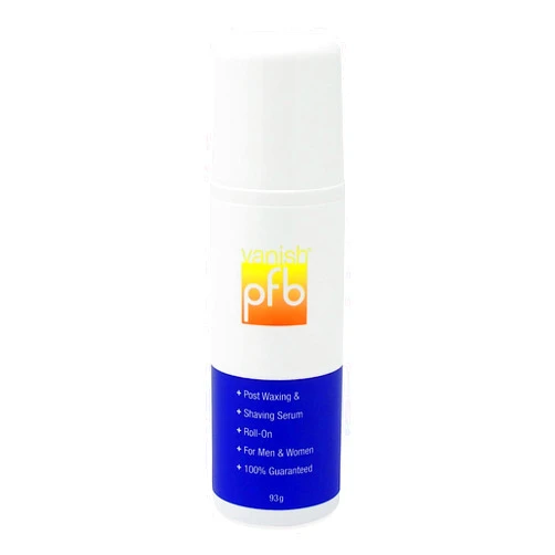 PFB Vanish Razor Bump Stopper Roll On Shaving Gel - Skin Care Treatment for Ingrown Hairs and Razor Burns, 93g