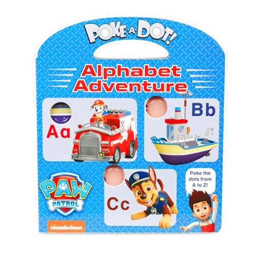 Melissa & Doug PAW Patrol Children's Book - Poke-A-Dot: Alphabet Adventure