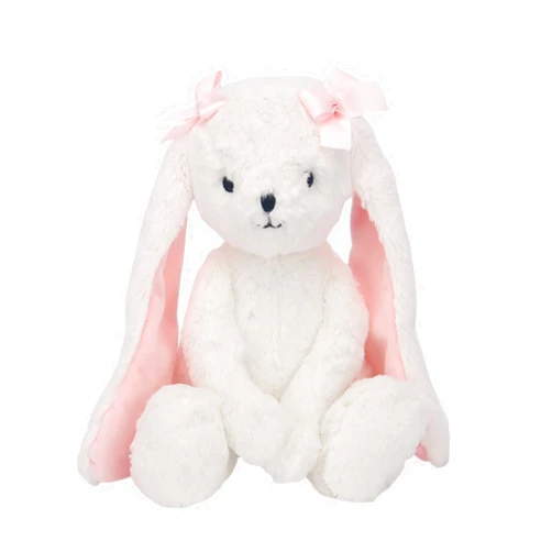 Bedtime Originals Blossom Plush Bunny Stuffed Animal Toy Plushie - Snowflake