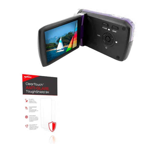 BoxWave Screen Protector Compatible With Bell Howell DV30 Fun-Flix - ClearTouch Anti-Glare ToughShield 9H (2-Pack), Anti-Glare 9H Tough Flexible Film Screen Protector