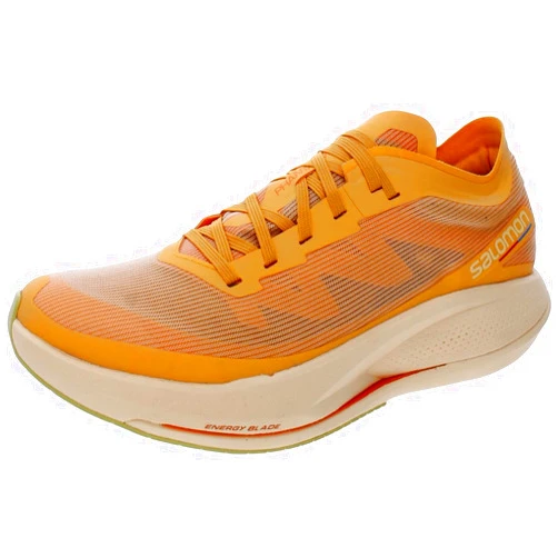 Salomon Phantasm Womens Shoes Size 8, Color: Blazing Orange/Almond Cream-Orange