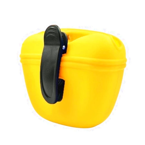 RoyalCare Silicone Dog Treat Pouch-Small Training Bag-Portable Dog Treat Bag for Leash with Magnetic Closure and Waist Clip[US Design Patent]