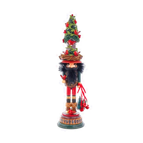 Kurt S. Adler Kurt Adler 19.5-Inch Hollywood Cardinal in Tree Hat Nutcracker