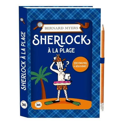 French Edition by Bernard Myers (Author), Océane Meklemberg (Illustrator) Sherlock à la plage - crayon offert