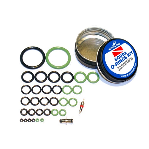 METALSUB Scuba O-Rings Air & Nitrox, 34 pcs