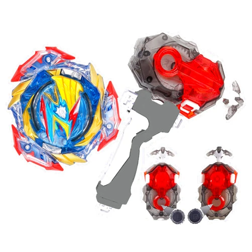 SUPERBLADE Bay Blades for 8-12 B-184 Launcher Set Gaming Top Toys DB B-193 Booster Ultimate Valkyrie.Lg.V' Bey Battling Tops Burst Left Right Launcher Grip Play Blade Blades for Boys 6-8 Birthday Gift