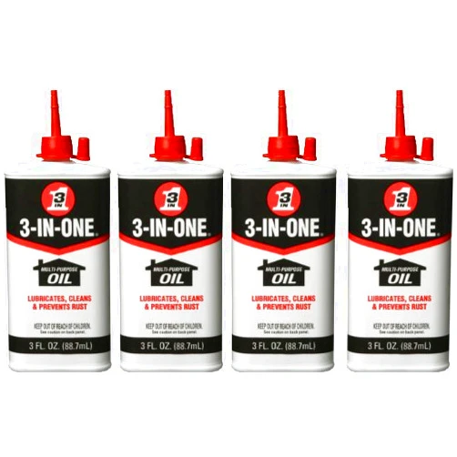 3-IN-ONE 10135 Multi-Purpose Oil, 3 oz. (Pack of 4)