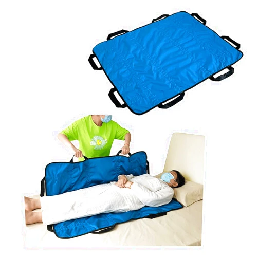 NEPPT Positioning Bed Pads for Elderly Transfer Sheet Hospital Bed Blanket Bedridden Patient Turning Body Lift Assist Draw Sheets with Handles for Pull, Slide, Repositioning, Transferring (48