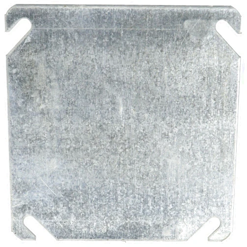 Raco Hubbell-Raco 8752-5 Flat Blank Square Cover, 4-Inch