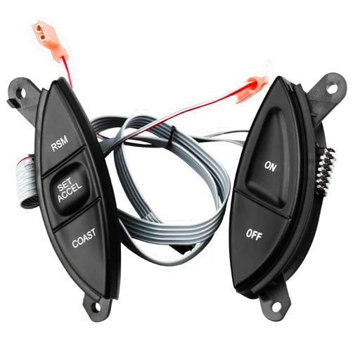 A-NAFTULY Steering Wheel Cruise Control Switch Button Kit Replacement for 1998-2003 Ford Ranger, 2001-2005 Explorer Sport Trac, F150, Mazda B3000, Mercury Mountaineer, F87Z9C888BB, SW-5928, 901-399