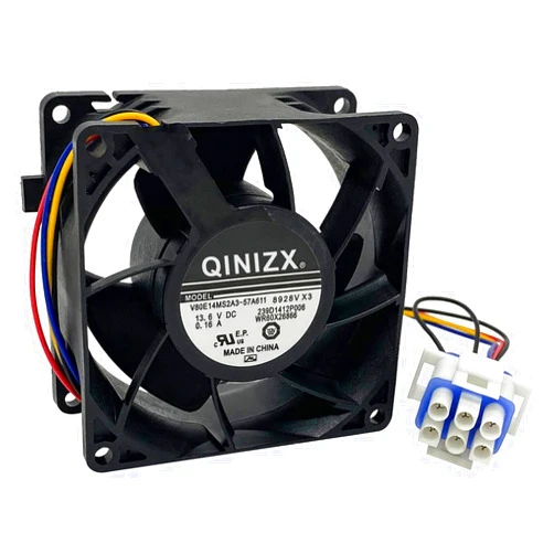QINIZX WR60X26866 V80E14MS2A3-57A611 Refrigerator Evaporator Fan Motor Replacement for GE Refrigerator, DC 13.6V Fridge Fan Part Replace WR60X26033, WR60X10341, WR60X10356, WR60X10357, WR60X24303