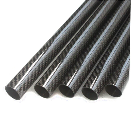 Rchobbyhouse 2PC Roll Wrapped Carbon Fiber Tube Glossy Surface 8mm 10mm 12m 14mm 16mm 18mm 20mm 22mm