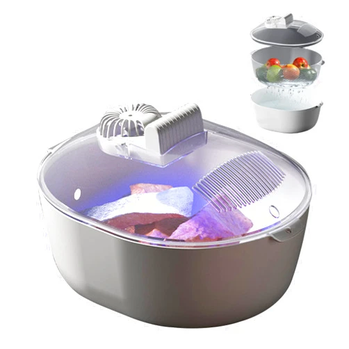 ConBlom Multifunctional Thawing Box Frozen Meat Defrosting Box with Lid Large Capacity Defroster Thawing Tray Quick Thawing Tray for Meat Pork Beef Fish