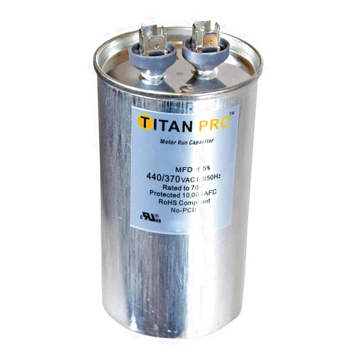 Titan TRCFD305 Dual Rated Motor Run Capacitor Round MFD 30/5 Volts 440/370
