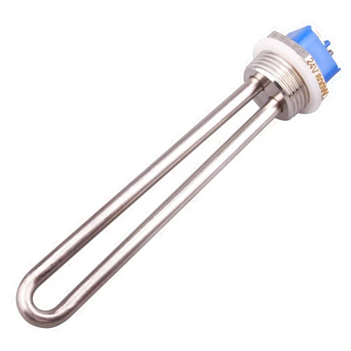 DERNORD 24V 600W Heating Element Submersible Water Heater Element Stainless Steel Immersion Heater with 1 Inch NPT Fitting