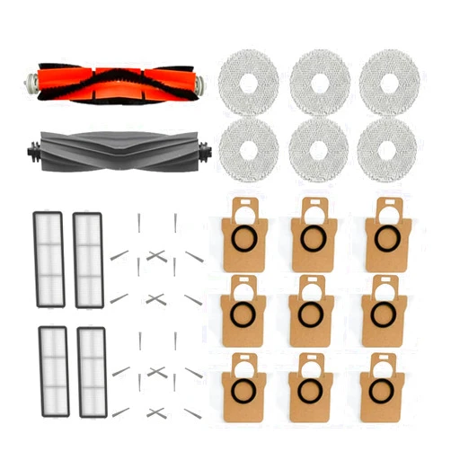 QDVOPHZA Compatible for Dreame L10s Ultra / S10 Pro，Compatible for Mijia Omni 1S B101CN X10+，Vacuum Main Side Brush， Filter Mop Parts，Vacuum Robot Accessories，Vacuum Kit