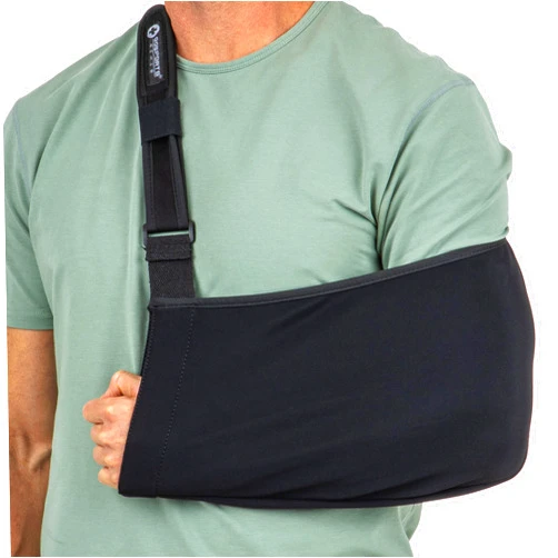 GoSports Arm Sling for Shoulder Injury, Elbow Injury, and Torn Rotator Cuff - Adjustable Shoulder Sling for Men & Women - Left & Right Arm Sling