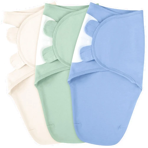 FILLEEP Baby Swaddles for Newborns - 100% Cotton Baby Swaddles 0-3 Months, 3 Pack Newborn Swaddle Sack for Baby Girl & Boy, Breathable Soft Preemie Swaddles