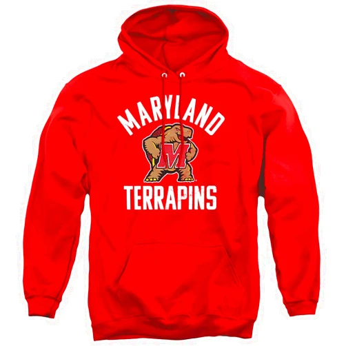 University of Maryland Official Umd Terrapin Logo Unisex Adult Pull-Over Hoodie
