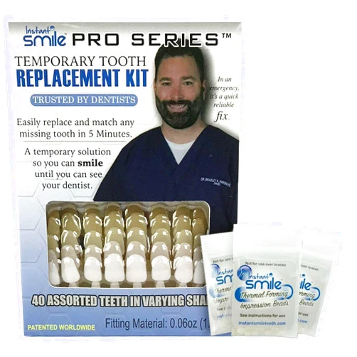 Nutravicity Instant Smile Makeover Pro Series Temporary Tooth Replacement Kit