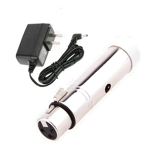 JERRAY DMX512 Wireless 1Pcs Female Receiver XLR 2.4G LED Lighting for Stage PAR Party Light Lighting Control Silver
