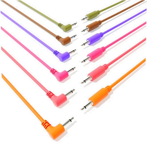 ExcelValley Hybrid Mono Modular Patch Cables - TS 3.5mm 1/8