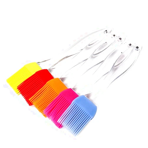 Uniwit Silicone Basting Pastry & BBQ Brush Set - Uniwit 5 PCS Silicone BBQ Pastry Oil Brush Turkey Baster,Barbecue Utensil use for Grilling and Marinating (6.89