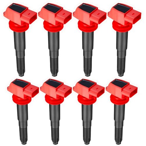 BDFHYK Ignition Coil Packs Compatible with Porsche Cayenne Panamera V6 V8 3.6L 4.8L 2008 2009 2010 2011 2012 2013 2014 2015 2016 2017 2018 Coil for UF660 94860210402 94860210404 94860210406 Set of 8