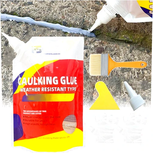 Lucralo 1LB Slab Concrete Crack Waterproof Repair Sealant,Suitable for Walls and Foors Crack Injection and Brushing