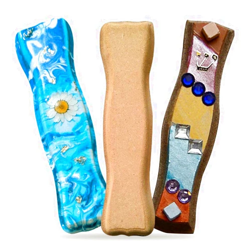 JewishInnovations.com Mezuzah Case Wooden Blocks Set - Decorate Your Own Scroll Holder - Craft for Kids & Adults - Colorful Decorations for Home & Office (1)