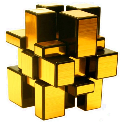 TANCH Mirror Speed Magic Cube 3x3 Puzzle Toy for Children & Adults Gold…