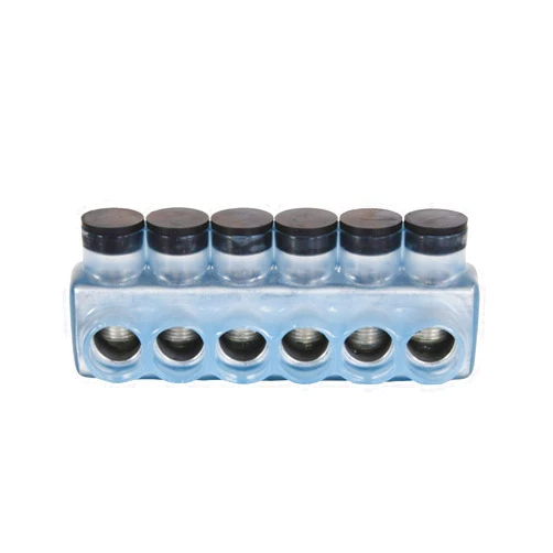 Polaris Vision Tap IPLD500-6CB Insulated Connector-6 Port Dual-Sided Entry-500 MCM-4 AWG-1 Pack-Clear
