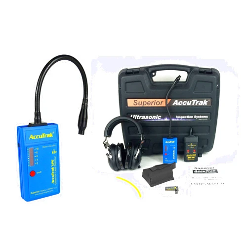 Accu-Trak Superior AccuTrak VPE-GN PRO-PLUS Gooseneck Ultrasonic Leak Detector Pro-Plus Kit, Includes VPE Leak Detector, Headset, Battery, Large Carry Case, Touch Probe, Waveguide, Sound Generator, Noise Blocking Headphones