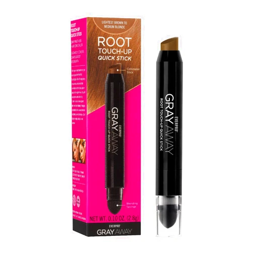 EVERPRO Gray Away Root Touchup Quik Stk Lightest Brown/Medium Blonde 0.10oz