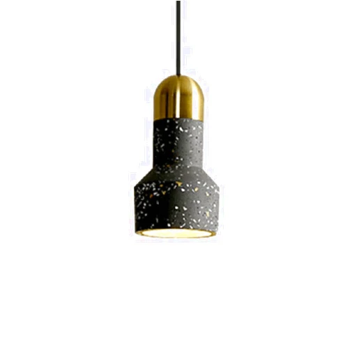 ZFYANG Vintage Marble Chandeliers Personalized Indoor Small Chandeliers E27 Pendant Light Retro Color Pendant Shade Denmark Single Head Hanging Lighting Semi-Recessed Fixtures Kitchen Island