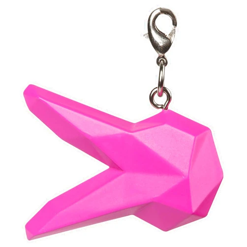 JINX Overwatch D.Va Charm 3D Bunny Key Chain, Pink, 1.75