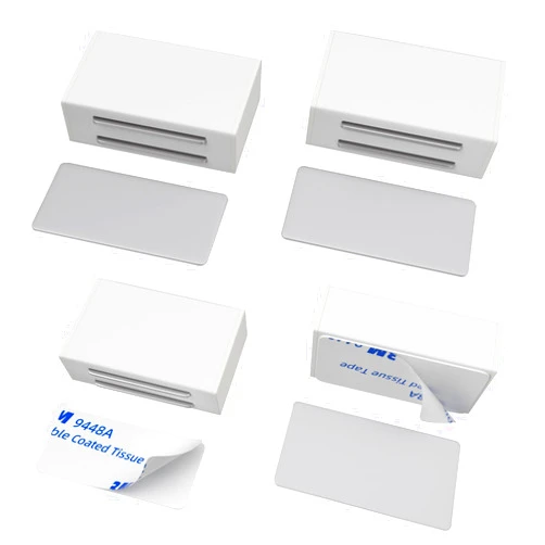Jiayi Adhesive Magnetic Cabinet Door Catches 4 Pack Cabinet Door Magnet White Magnet Catch Cupboard Magnetic Catches Stainless Steel Kitchen Magnetic Latch for Drawer Wardrobe Closet Door Closing