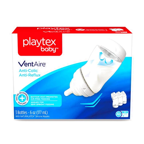 Playtex Store Playtex Baby VentAire Newborn Gift Set, Includes Anti-Colic Feeding Essentials to Meet Your Baby's Growing Needs