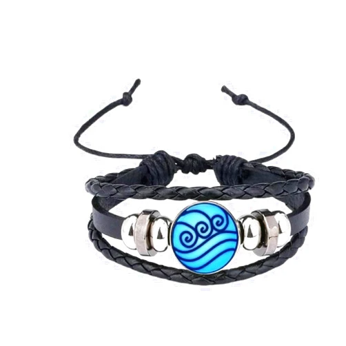 TAMPHAMRVS New 2025 The Last Airbender Bracelet Kingdom Jewelry Air Nomad Fire And Water Tribe Holiday Party Dome Glass Bracelet Gift Jewelry Fashion Accessories Creative Gift