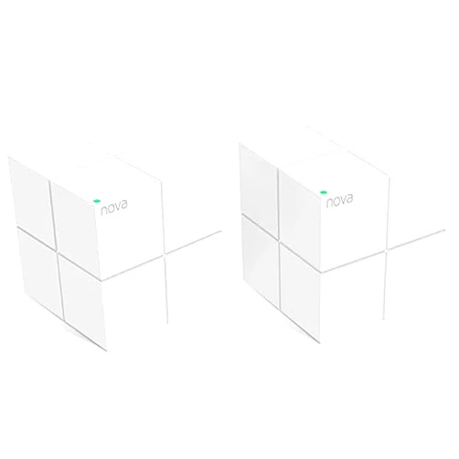 Tenda Nova Mesh WiFi System MW6 - Covers up to 4000 sq.ft - AC1200 Whole Home WiFi Mesh System - Gigabit Dual-Band Mesh Network for 90 Devices - Replaces Wireless Router and WiFi Extender - 2-Pack
